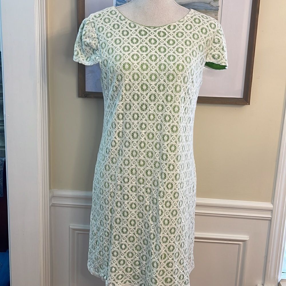 Suzi Chin Lace Overlay Dress